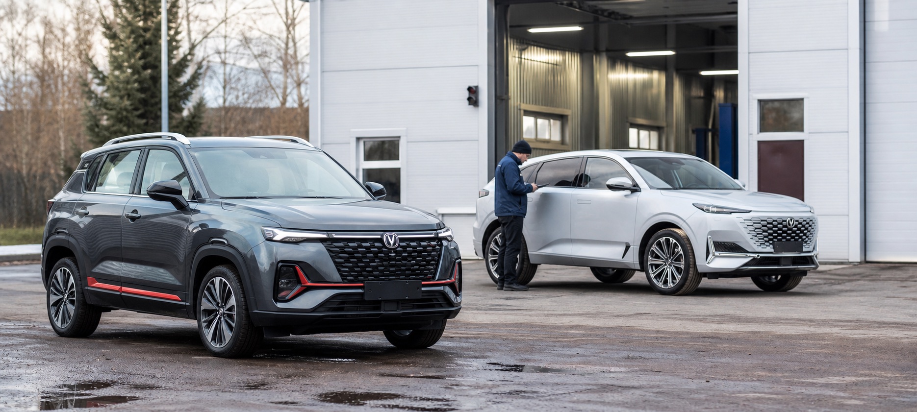 Иллюстративное изображение автомобилей Changan