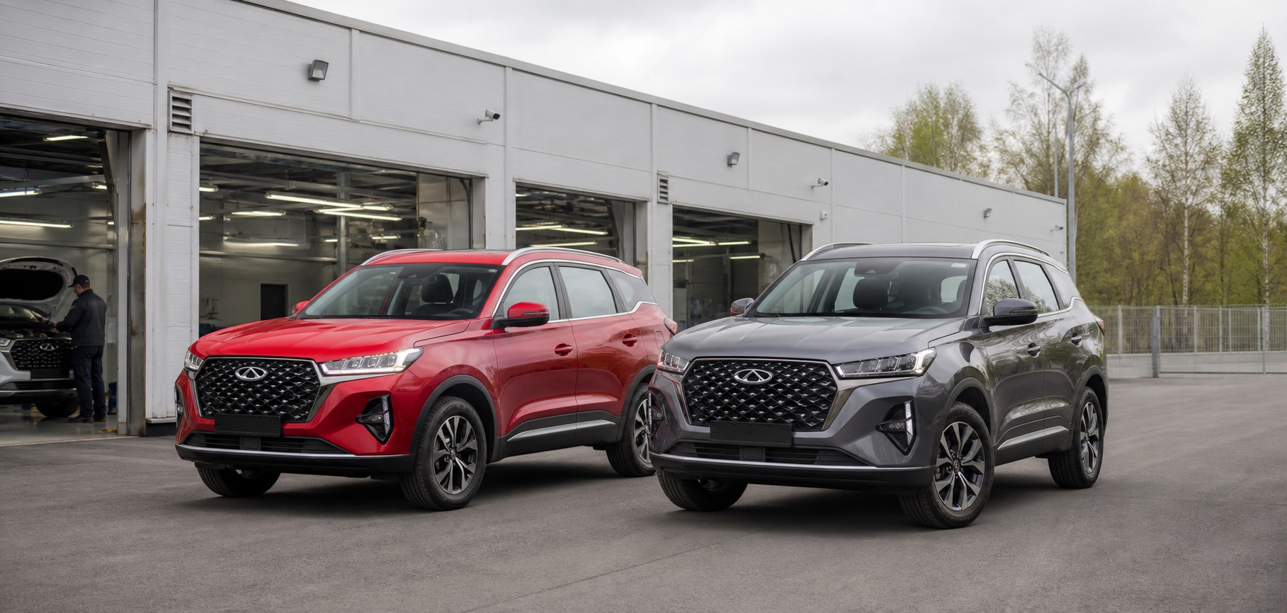 Иллюстративное изображение автомобилей Chery