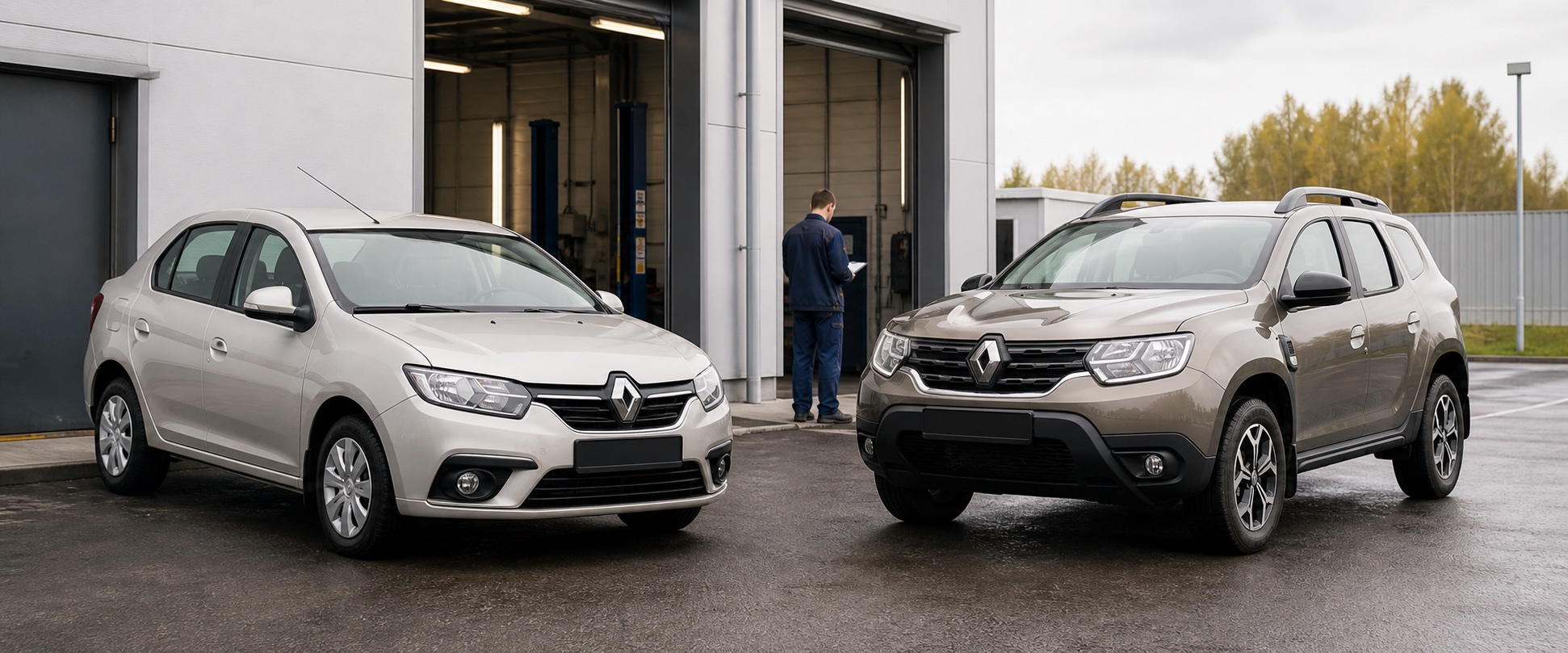 Иллюстративное изображение автомобилей Renault