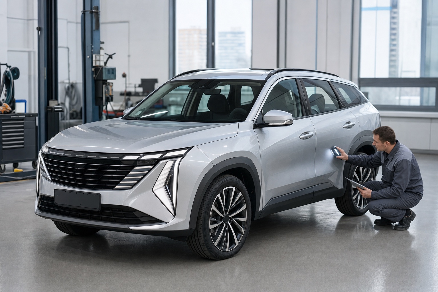 Иллюстративное изображение Geely Atlas