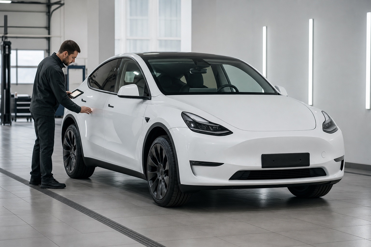 Иллюстративное изображение Tesla Model Y